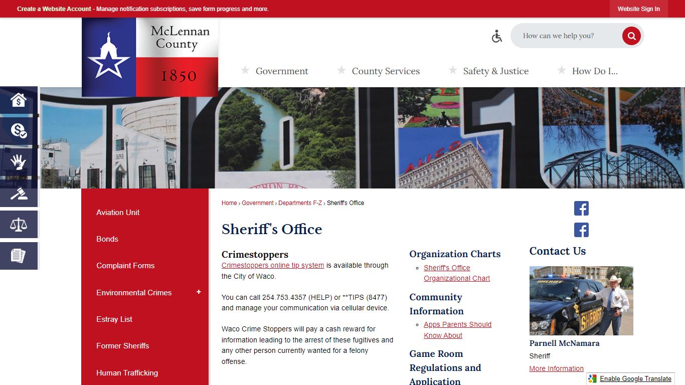 Sheriff's Office | McLennan County, TX